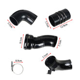 Cold Side Intercooler Pipe Kit Compatible with Select Ford Models